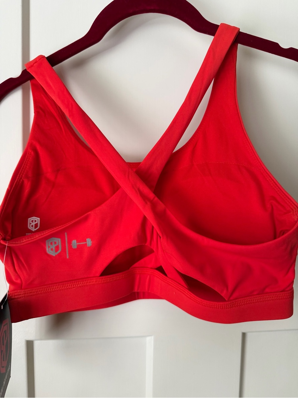 NWT Born Primitive Red Sports Bra Size Medium